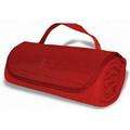 Roll Up Blanket -- Red w/1-color imprint
